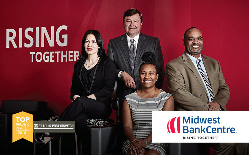 Midwest BankCentre team believes in Rising Together